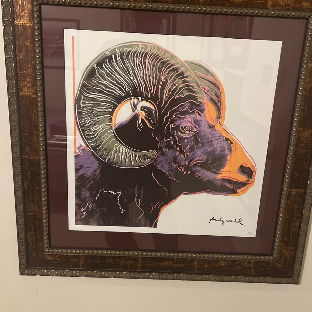 Andy Warhol bighorn sheep